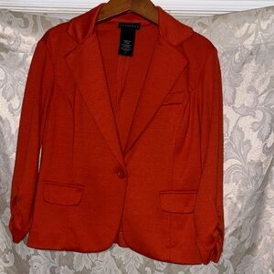 Metaphor Vibrant Orange Blazer